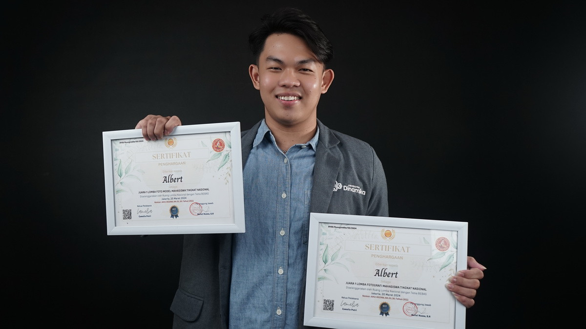 Albert Liem, Mahasiswa Teknik Komputer Kembali Raih Juara 1 di Lomba Fotografi Nasional