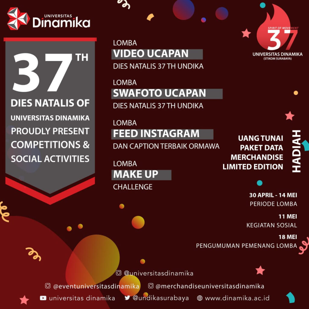 Diesnatalis 37th, Undika Gelar Beberapa Lomba