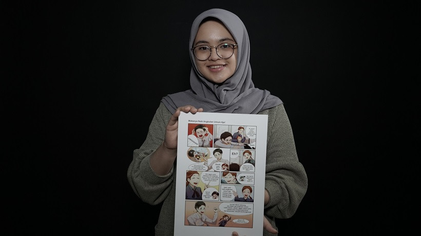 Ghea Sonja Serukan Naik Angkutan Umum Lewat Comic Strip