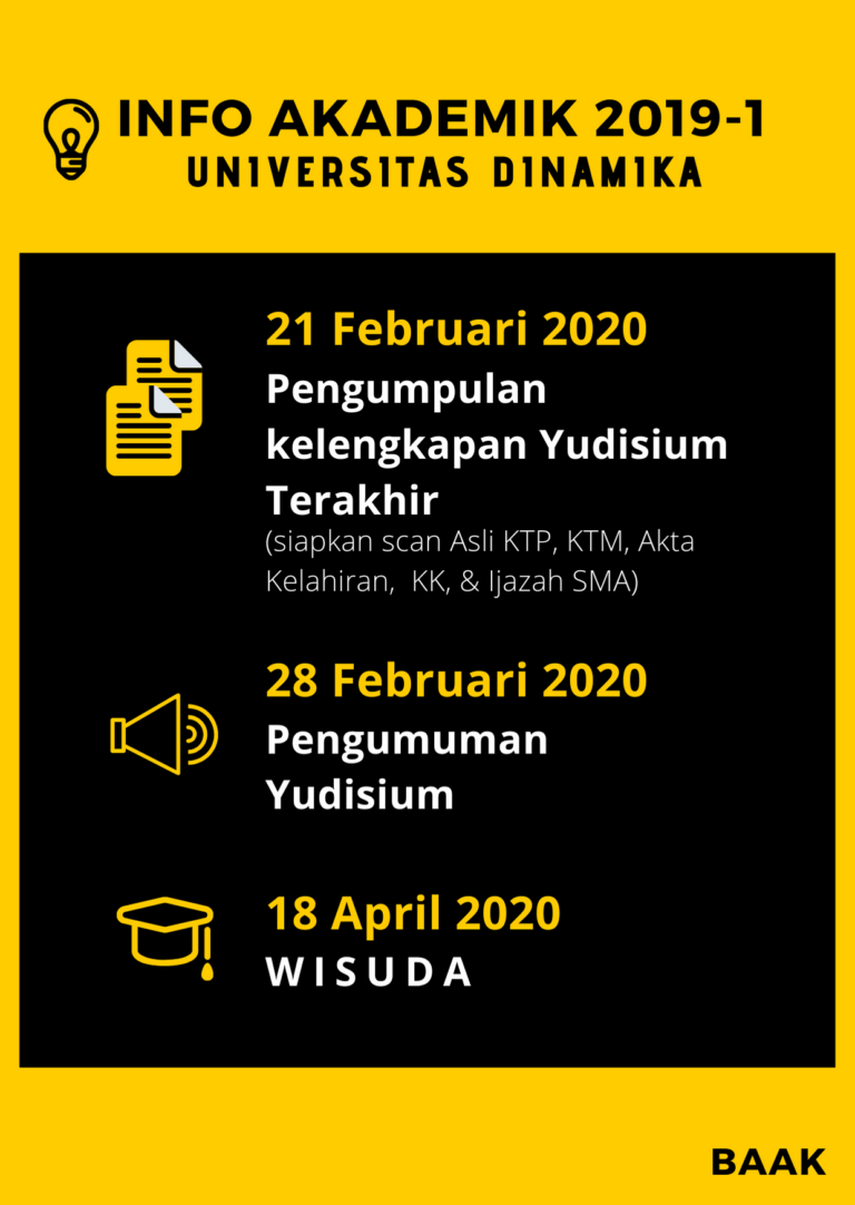 INFO YUDISIUM & WISUDA Semester 2019-1 (191)