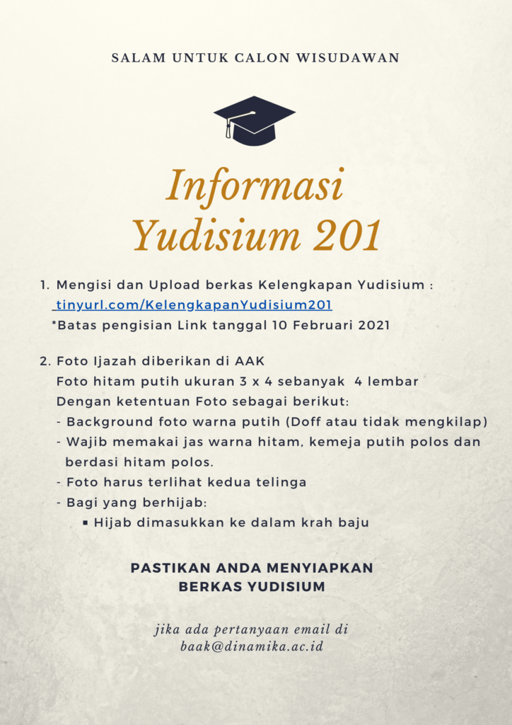 Informasi Yudisium Semester 201