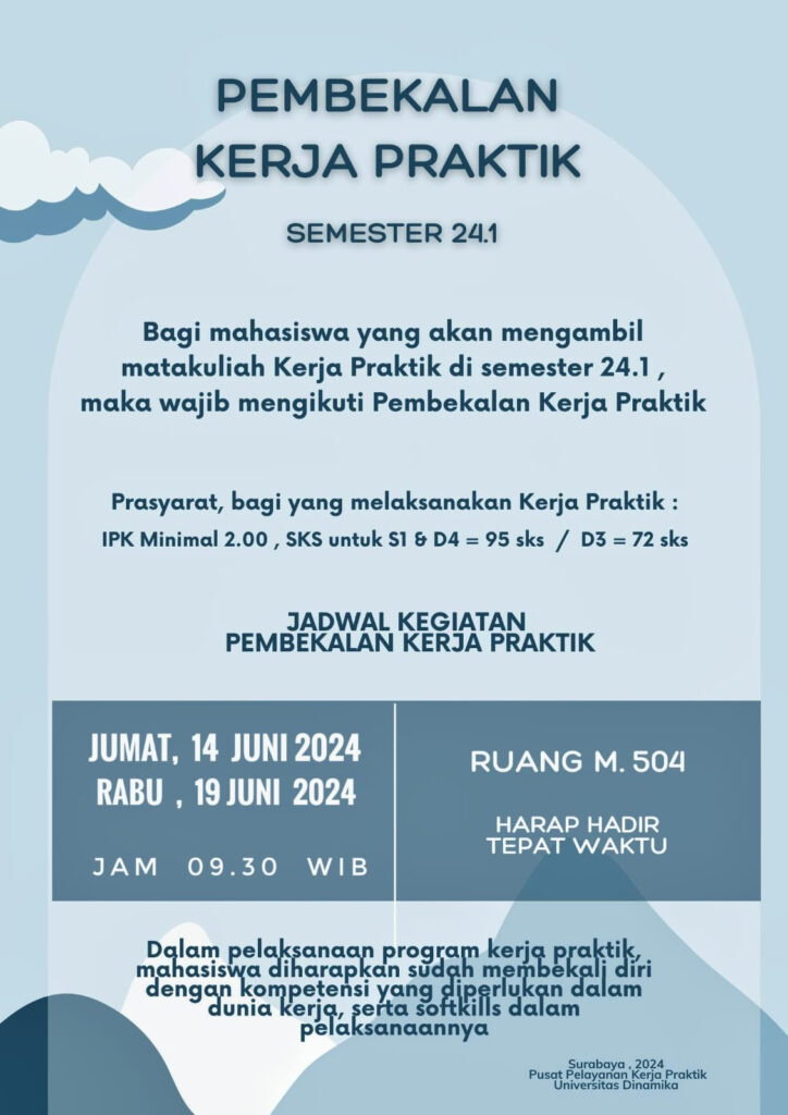 PEMBEKALAN KP UNTUK SEMESTER 241