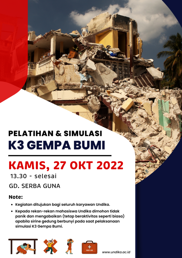 Pelatihan & Simulasi Keselamatan dan Kesehatan Kerja (K3) - Gempa Bumi