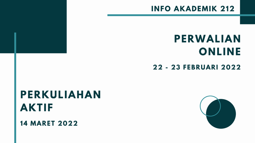 Perwalian Semester Genap 20212022 (212) Online