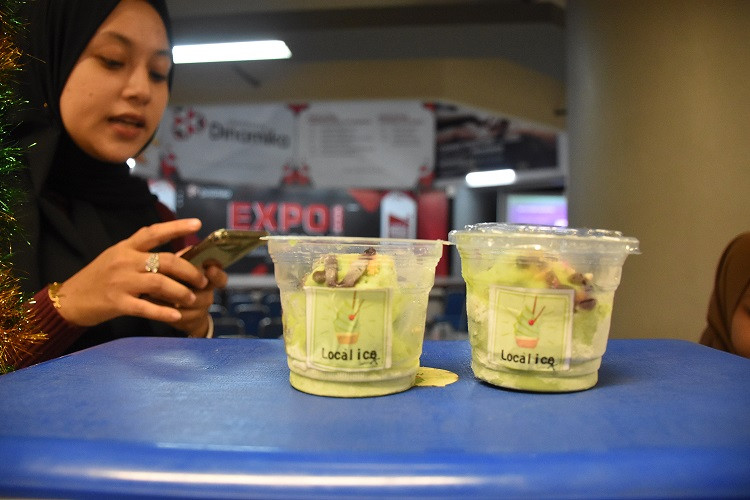 Bikin Ice Cream dari Sayur Sawi, Mahasisawa Ini Juara I Expo Kewirausahaan