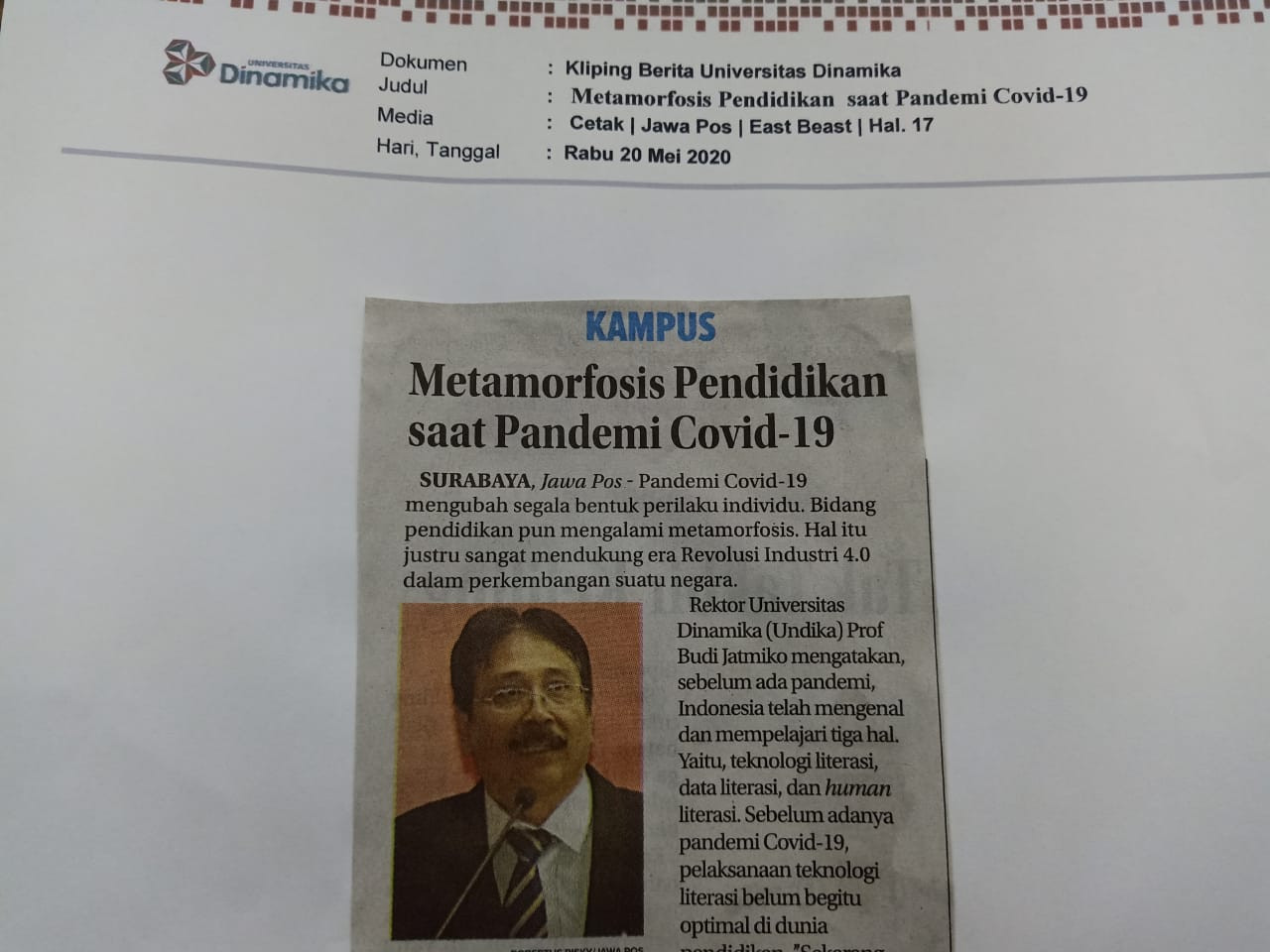 Metamorfosis Pendidikan saat Pandemi Covid-19