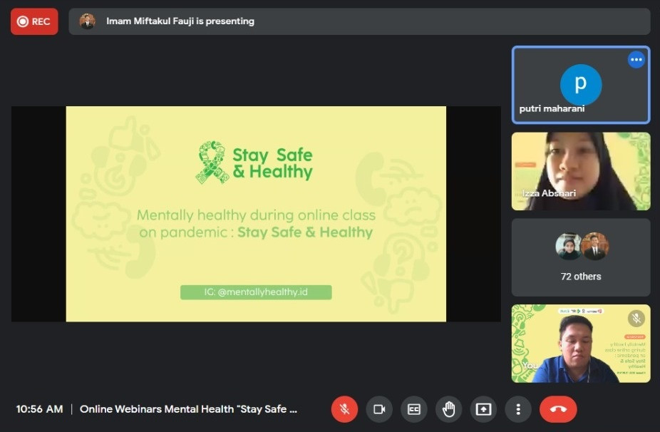 Pahami Kesehatan Mental saat Pandemi di Webinar Stay Safe & Healthy DKV Undika