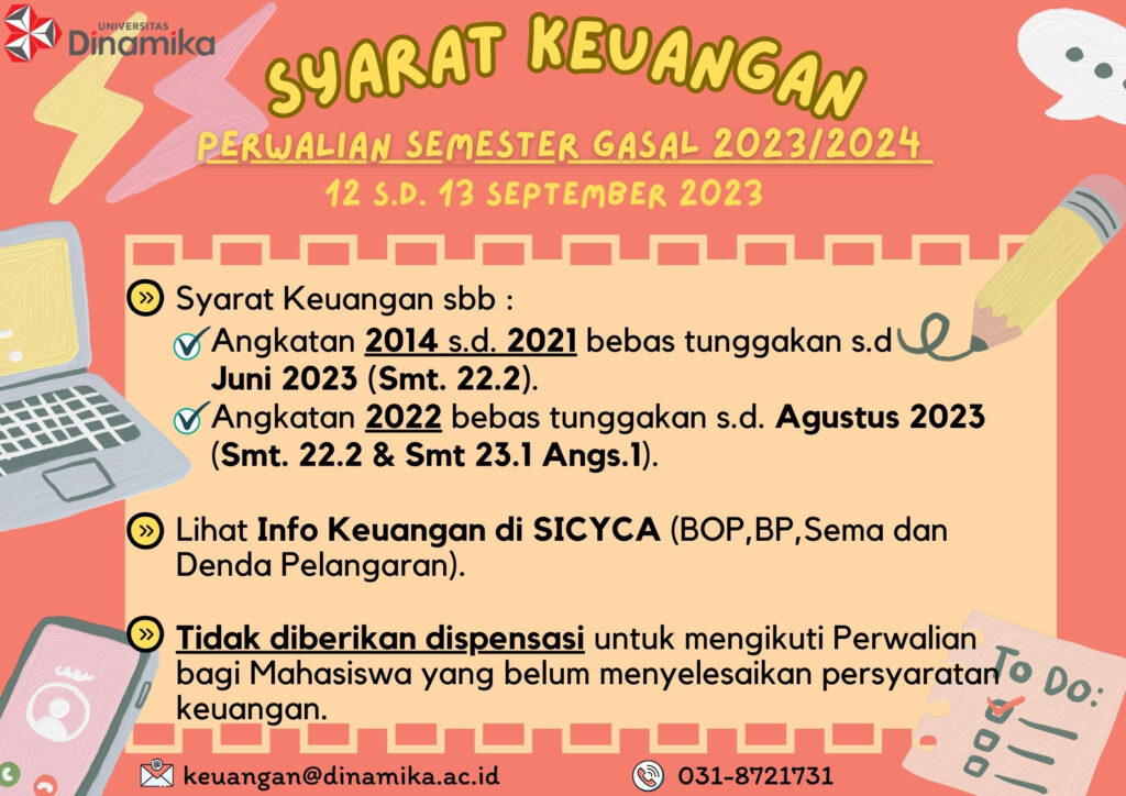 Syarat Keuangan Perwalian Semester 23.1