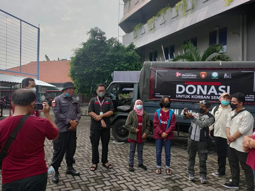 Undika Bersama Jalapati, FPPTI, HBCI Salurkan Donasi Erupsi Semeru Hingga Rp 25 Juta