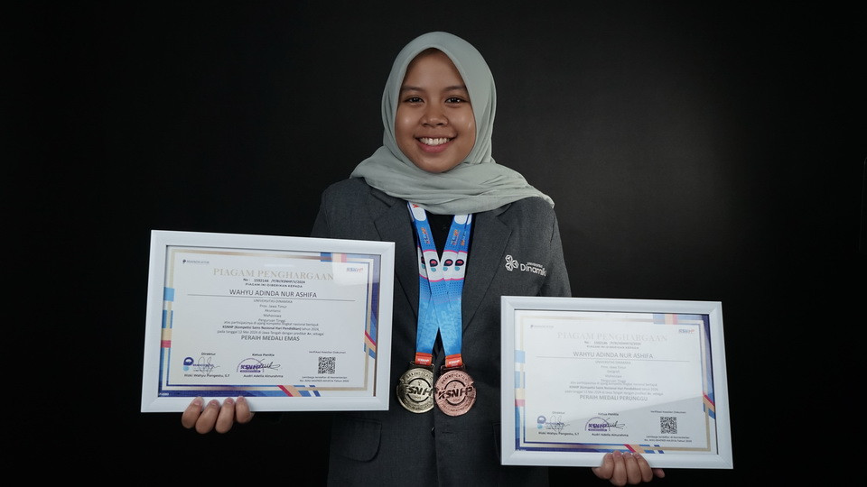 Mahasiswa Sistem Informasi Universitas Dinamika Raih Juara 1 Akuntansi Tingkat Nasional