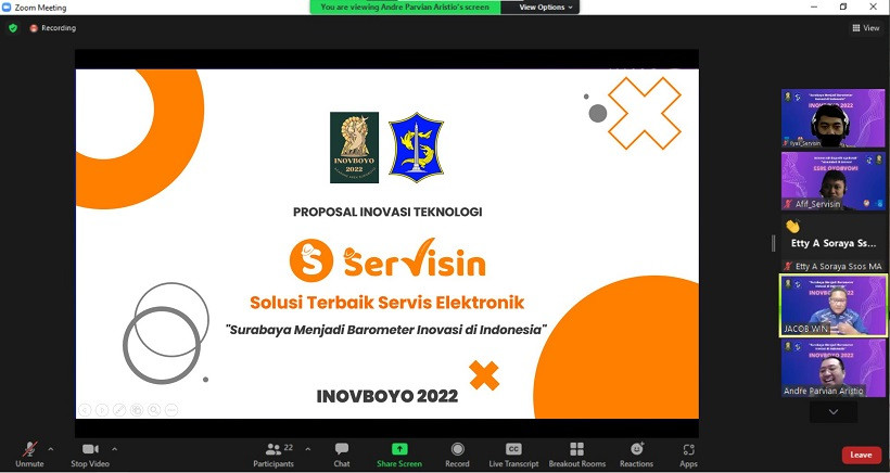 Lolos 5 Besar INOVBOYO, Startup Servisin Melangkah ke INOTEK AWARD